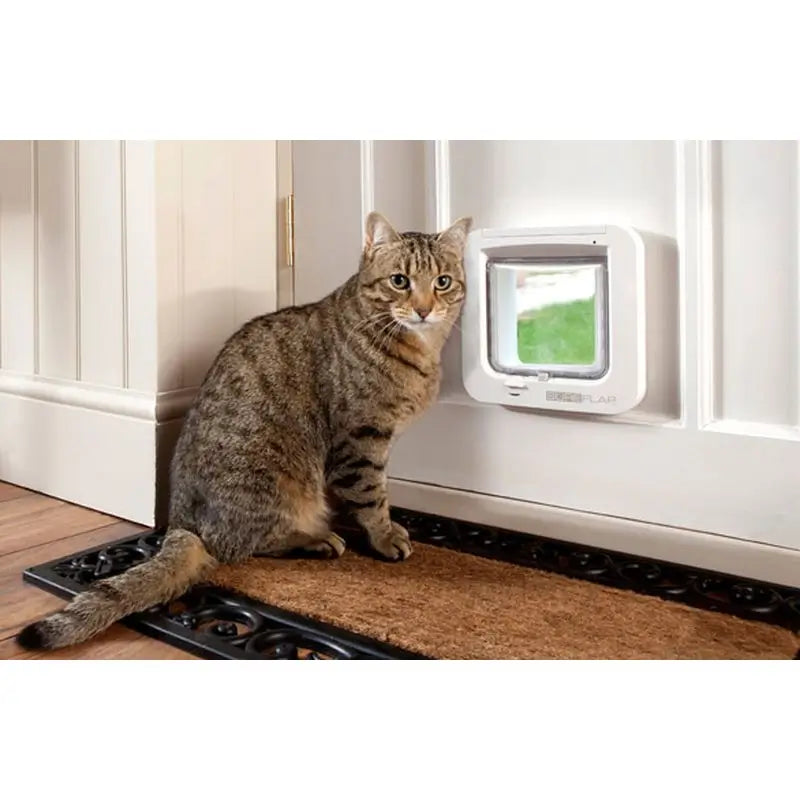 Sure PetCare SureFlap - Gattaiola con microchip bianca