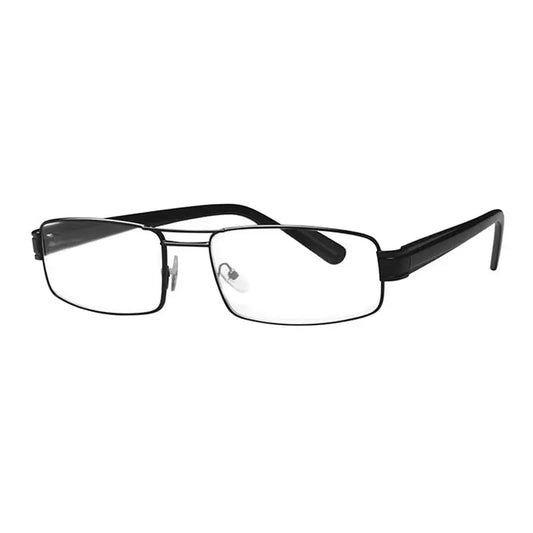 Surgicalmed Euro Optics Occhiali da lettura per presbiopia Cima (Templi neri e neri) (+2.50) Templi neri e neri, 1 pezzo