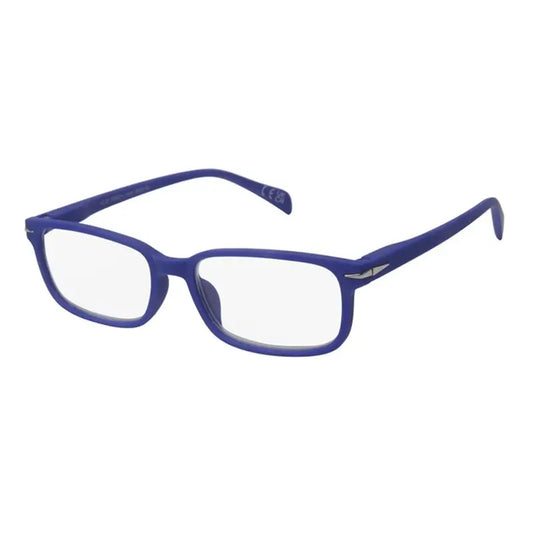 Surgicalmed Euro Optics Duna Occhiali da lettura per presbiopia (blu scuro e decorazione argento) (+1,50) Blu scuro e decorazione argento, 1 pezzo