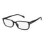 Surgicalmed Euro Optics Duna Occhiali da lettura per presbiopia (nero opaco con decorazioni argento) (+2.00) Nero opaco con decorazioni argento, 1 pezzo