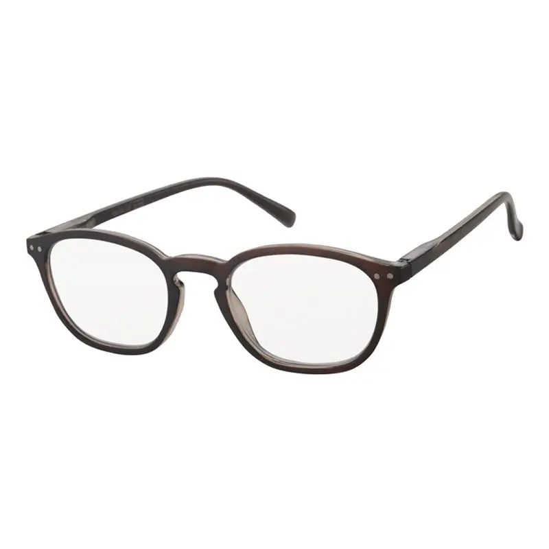 Surgicalmed Euro Optics Halo Presbyopia Occhiali da lettura (marrone con decorazioni argento) (+2.50) Marrone con decorazioni argento, 1 pezzo