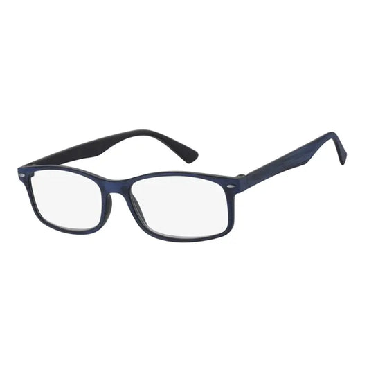Occhiali da lettura per presbiopia Surgicalmed Euro Optics Iris (interno nero, esterno in legno grigio opaco, finiture in nichel) (+3.00)