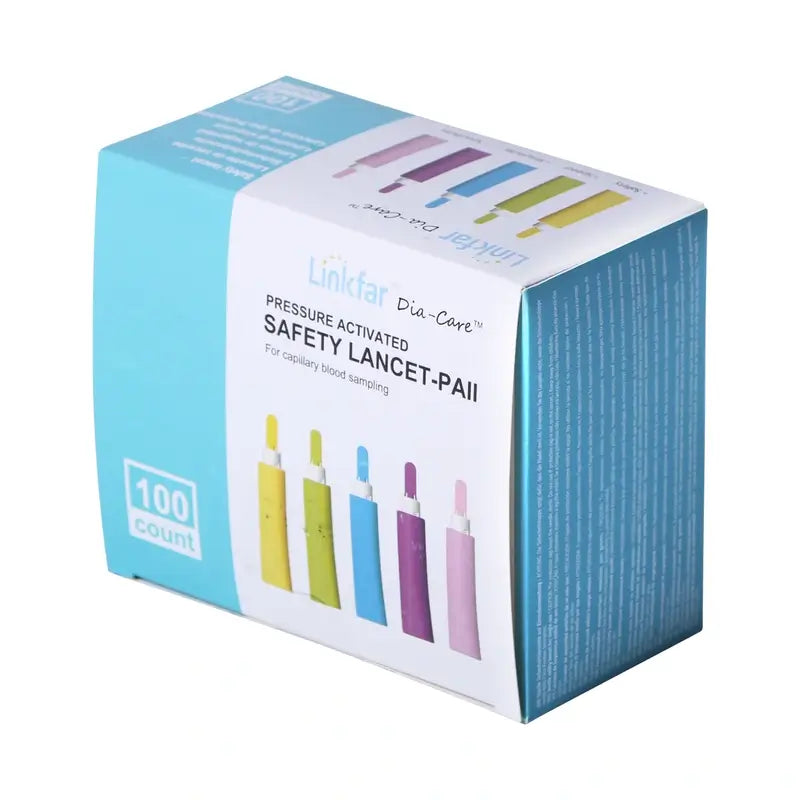 Lancette di sicurezza Linkfar 21G X 1,8 Mm, 100 pz.