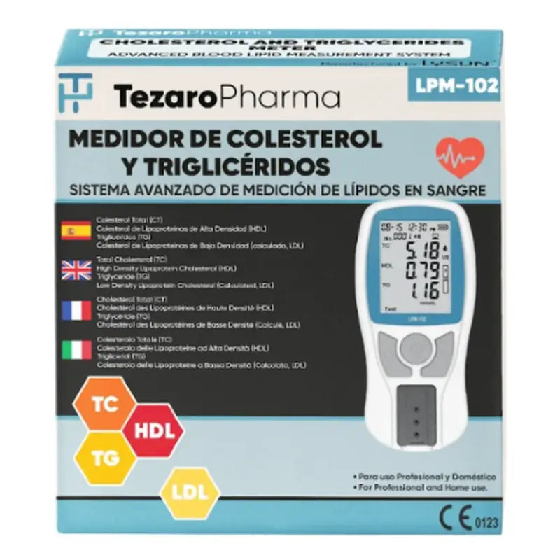 Misuratore di colesterolo e trigliceridi Surgicalmed di Tezaro Pharma, 1 pz.