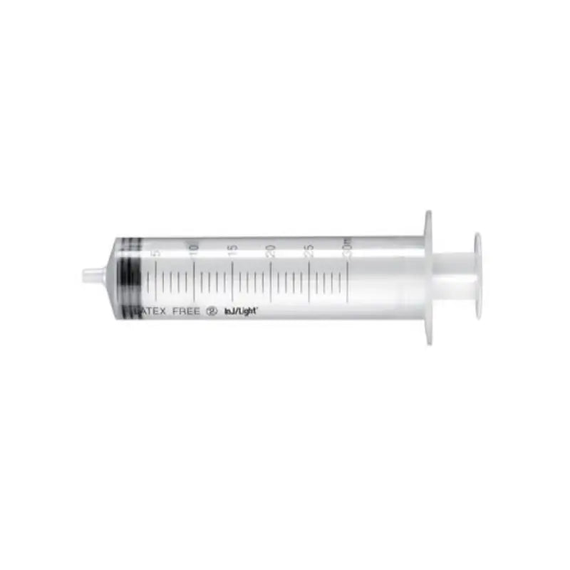 Siringhe monouso Surgicalmed Rays 10 Ml a tre corpi centrali Luer Cone senza ago per iniezione/leggerezza - Scatola da 100 pezzi, 100 pezzi.