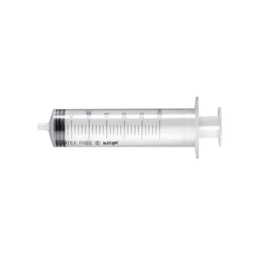 Siringhe monouso Surgicalmed Rays 10 Ml a tre corpi centrali Luer Cone senza ago per iniezione/leggerezza - Scatola da 100 pezzi, 100 pezzi.