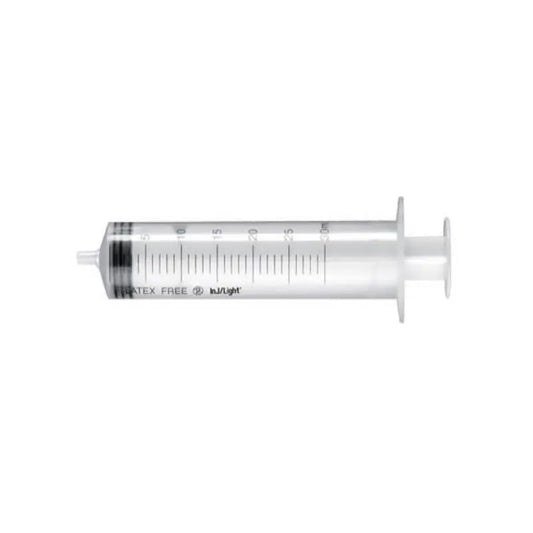 Siringhe monouso Surgicalmed Rays 2 Ml a tre corpi centrali Luer Cone senza ago per iniezione/leggerezza - Scatola da 100 pezzi, 100 pezzi.