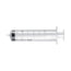 Surgicalmed Rays 20 Ml siringhe monouso a tre corpi cono Luer centrale senza ago Inj/Light - Confezione da 50 pezzi, 50 pezzi