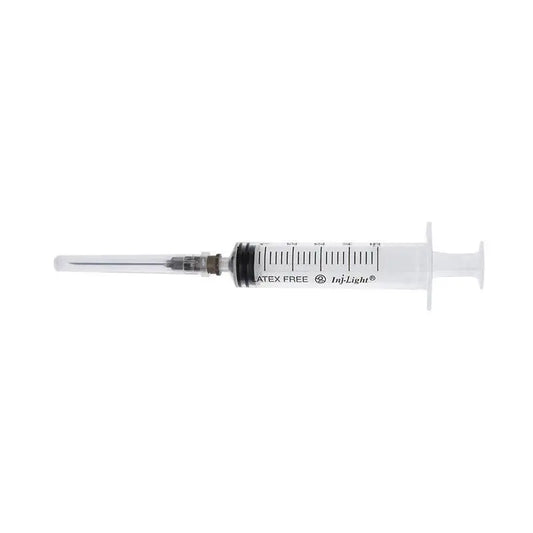 Siringhe monouso Surgicalmed Rays da 2,5 Ml a tre corpi cono Luer centrale con ago 21G 0,8X38 Mm Inj/Light - Scatola da 100 unità, 100 unità