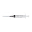 Siringhe monouso Surgicalmed Rays 5 Ml a tre corpi cono Luer centrale con ago 23G 0,65X30 Mm Inj/Light - Confezione da 100 pz, 100 pz.