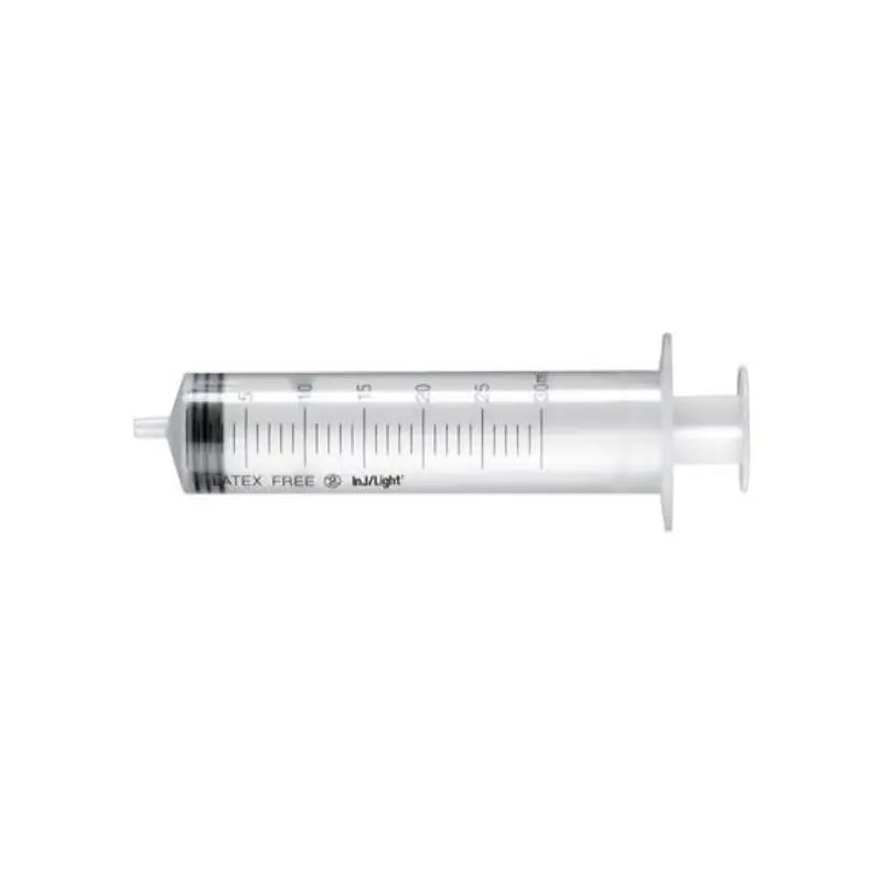Siringhe monouso Surgicalmed Rays 60 Ml a tre corpi Luer Cone Eccentrico senza ago Siringhe senza ago per iniezione/Light - Confezione da 25 pezzi, 25 unità