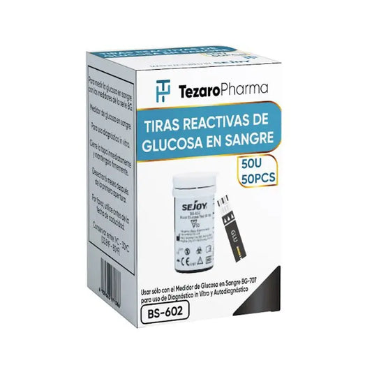 Surgicalmed Tezaro Pharma Tezaro Pharma Strisce reattive per la glicemia - Confezione da 50 unità, 50 unità