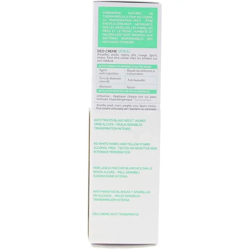 SVR Spirial Duo Deo-Crema Antitraspirante 48h, 2x50 ml