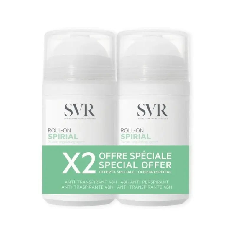 SVR Spirial Duo Roll On, 50 ml x 2 unità