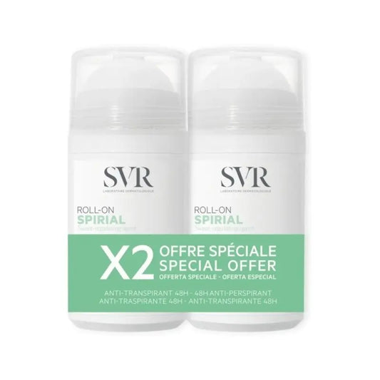 SVR Spirial Duo Roll On, 50 ml x 2 unità