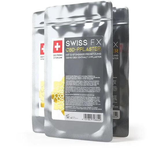 Swiss Fx 3 cerotti con 20 mg di Cbd Swiss Fx, 20 mg / 3 unità