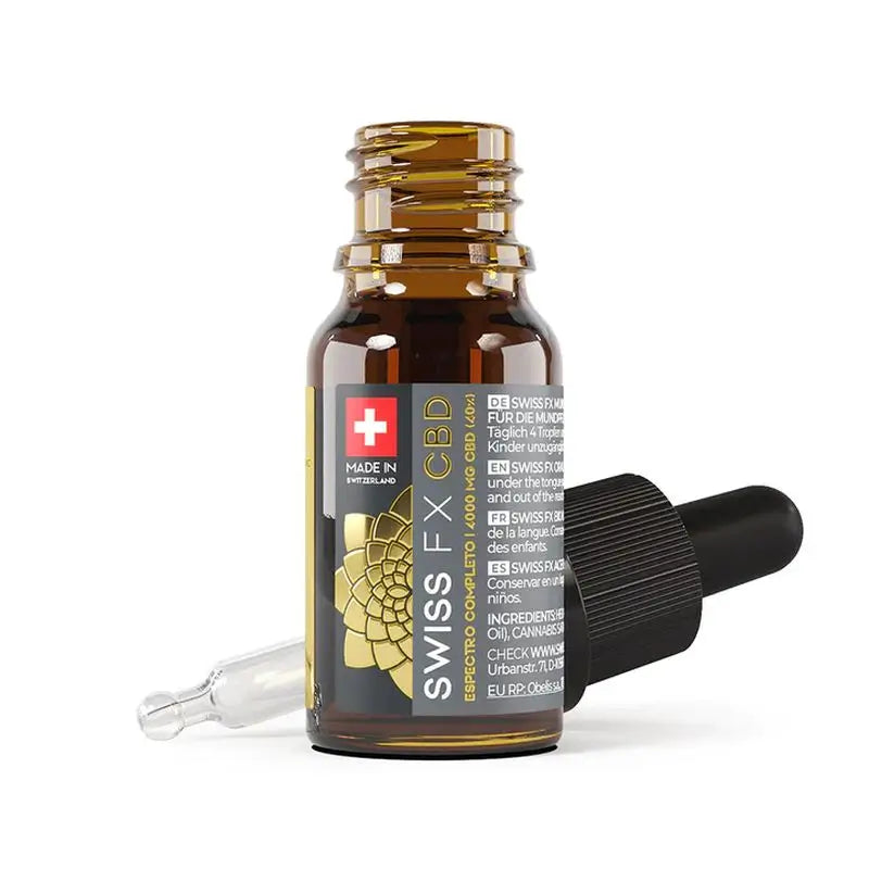 Olio di Cbd Swiss Fx 40% a spettro completo, 10 ml