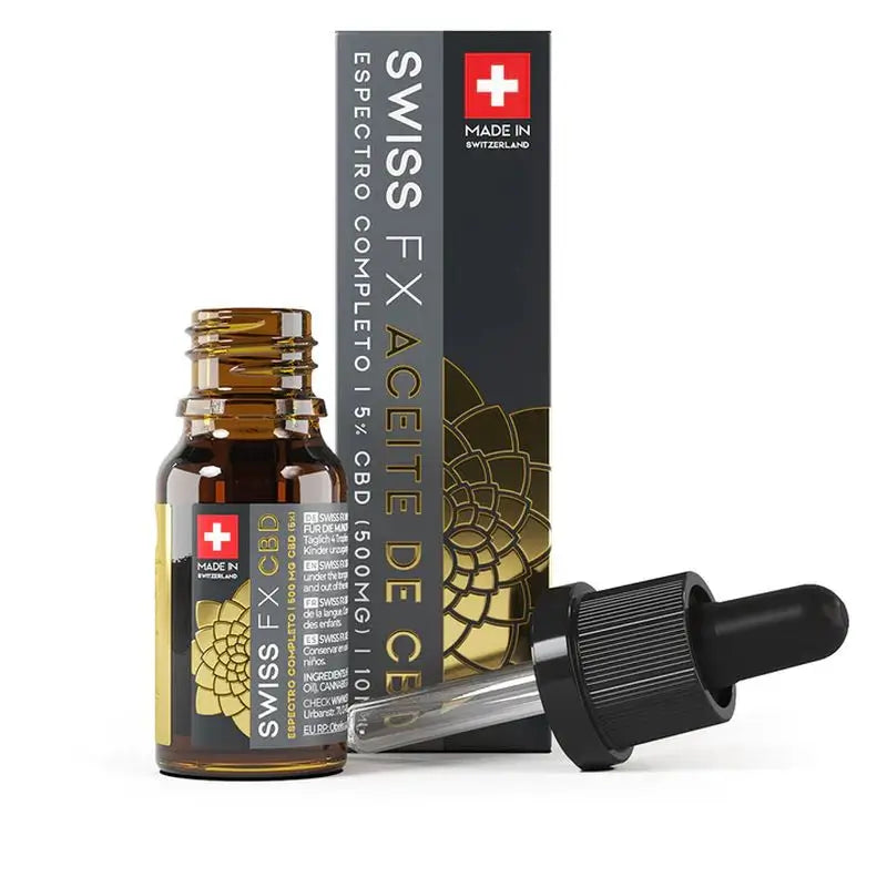 Olio di Cbd Swiss Fx 5% a spettro completo, 10 ml