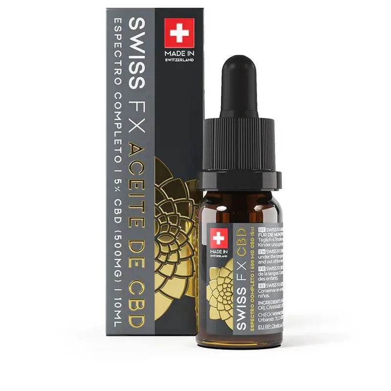 Olio di Cbd Swiss Fx 5% a spettro completo, 10 ml