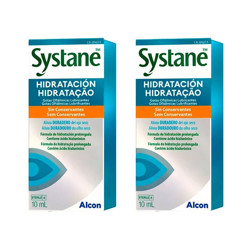 Systane Gocce oculari idratanti giornaliere, confezione da 2 X 10 Ml