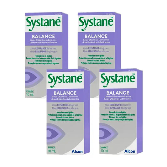 Systane Balance Gocce oculari, confezione da 4 X 10 Ml