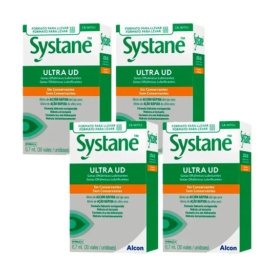 Systane Ultra, Confezione 4 X 30 Unità 0,7 Ml