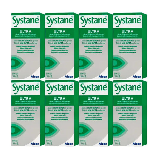 Systane Ultra Gocce oculari lubrificanti, confezione da 8 x 10 ml