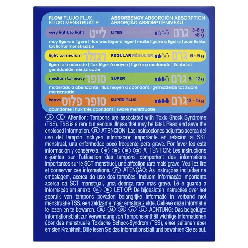 Tampax Compak Lites con applicatore, 24 unità