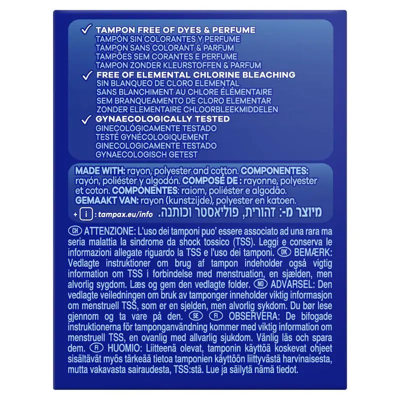 Tampax Compak Lites con applicatore, 24 unità