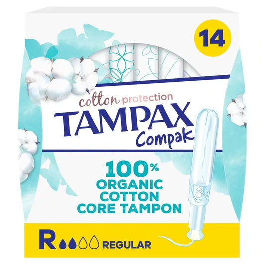 TAMPAX Cotton Protection Tamponi regolari con applicatore 16 unità
