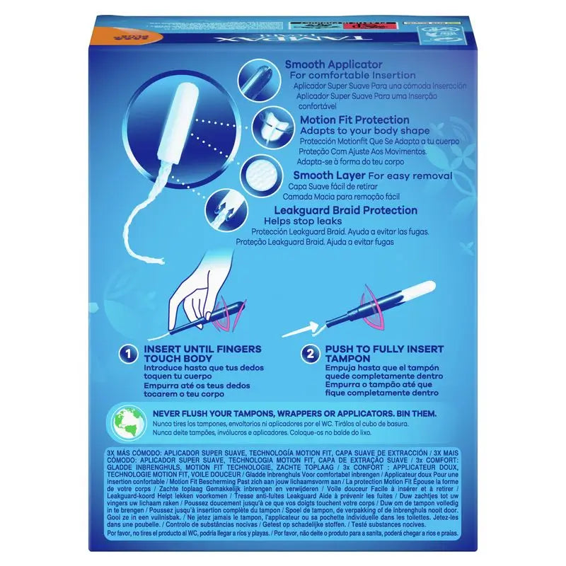 Tampax Pearl Super Plus con applicatore, 24 unità