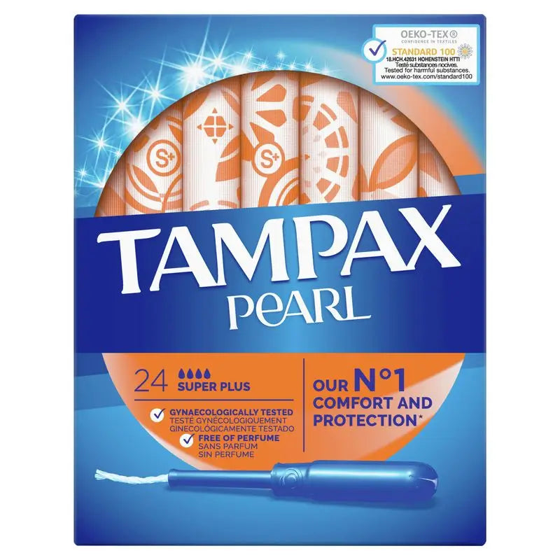 Tampax Pearl Super Plus con applicatore, 24 unità