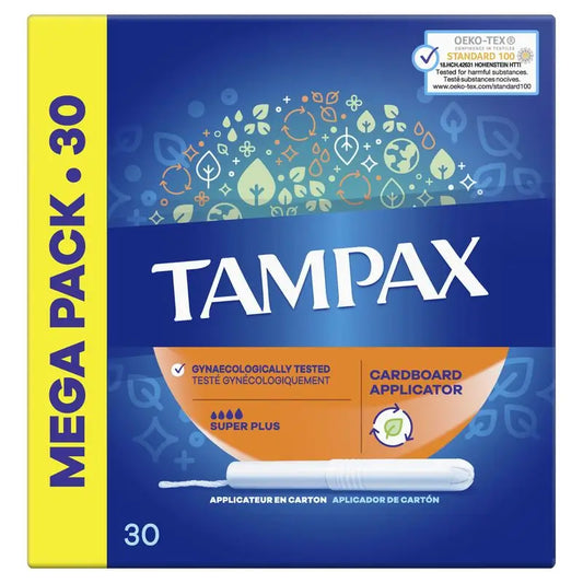 Tampax Super Plus con applicatore, 30 unità