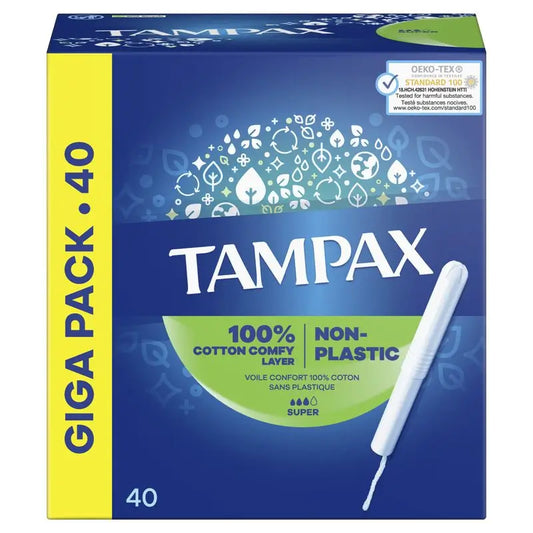Tampax Super assorbenti con applicatore , 40 unità