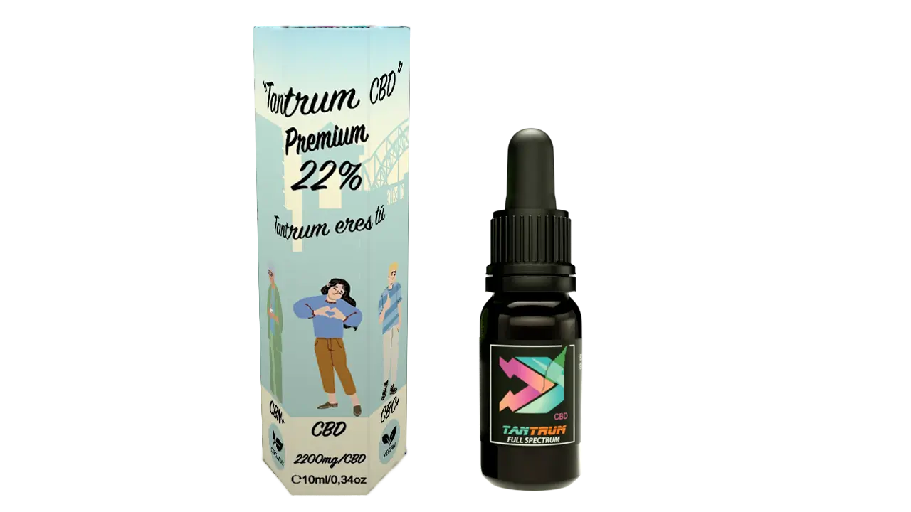 Tantrum Olio di CBD a spettro completo 15% Hso, 10 ml