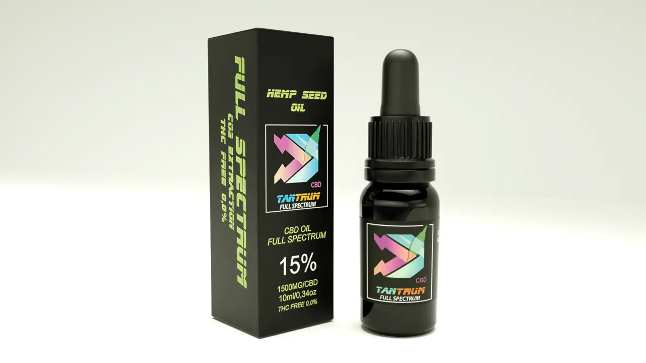 Tantrum Olio di CBD a spettro completo 15% Hso, 10 ml