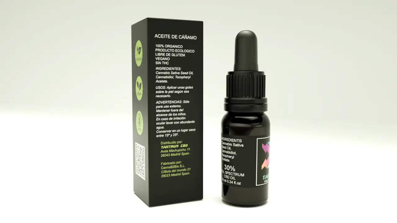 Tantrum Olio di CBD a spettro completo 30% Hso, 10 ml
