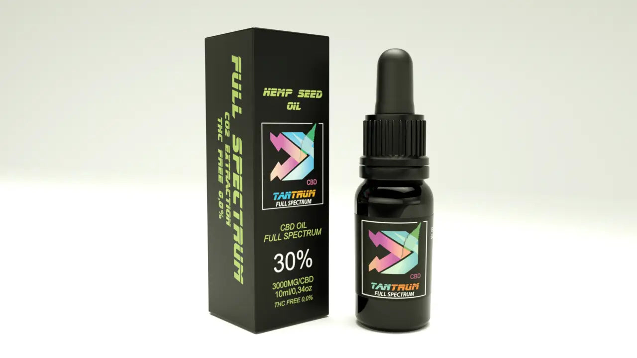 Tantrum Olio di CBD a spettro completo 30% Hso, 10 ml