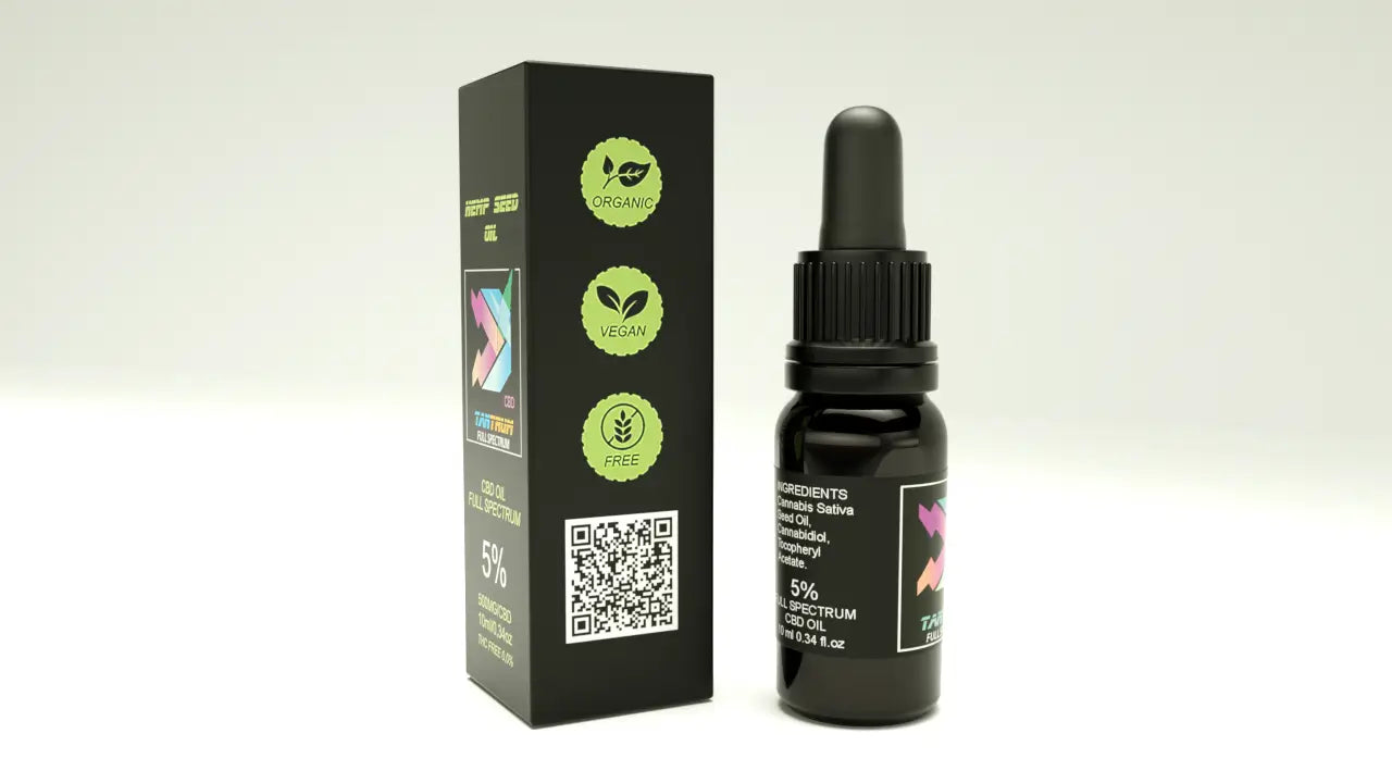 Olio di CBD a spettro completo Tantrum 5% Hso, 10 ml