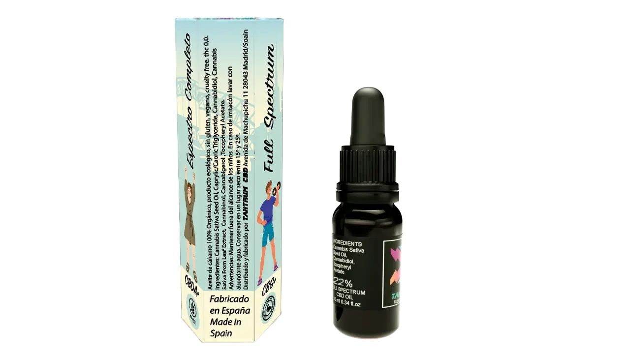 Olio di CBD Tantrum Premium 22%, 10 ml