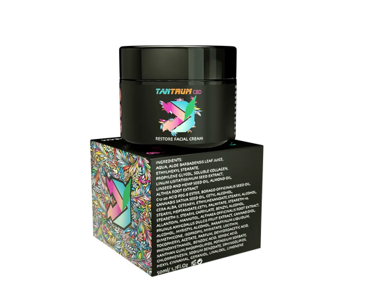 Crema viso Tantrum Restore con CBD , 50 ml