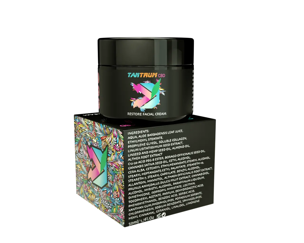 Tantrum Facial Cream Restore With CBD , 50 ml
