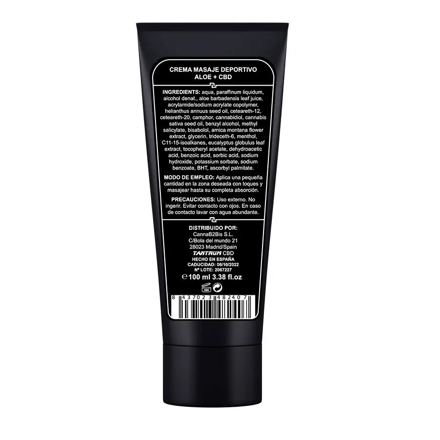 Crema Effetto Tantrum con CBD , 100 ml