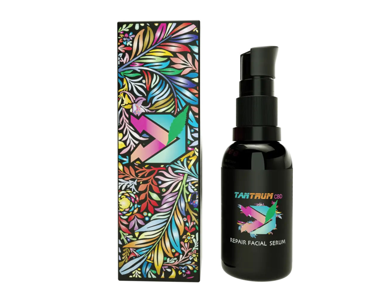 Siero riparatore per il viso Tantrum con CBD, 30 ml