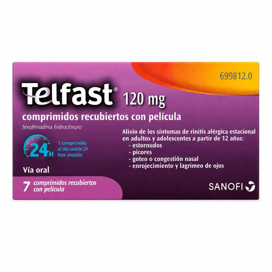 Telfast 120 mg, 7 compresse