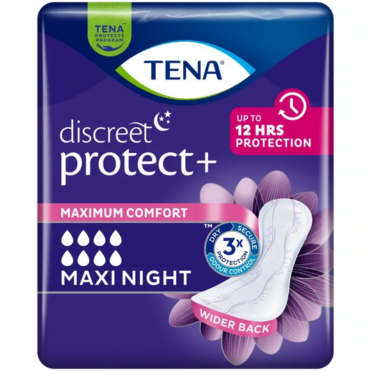 Tena Discreet Compress Maxi Night, 12 unità