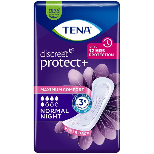 Tena Discreet Normal Night, 10 unità