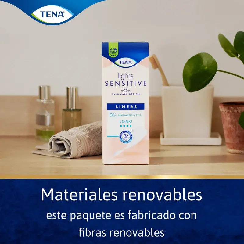Tena Lights Sensitive Long Liner, 20 pz.