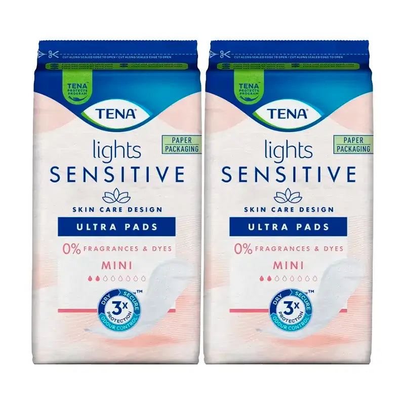 TENA Lights sensitive Mini Ultra 2 X 20 pezzi - consigliato in menopausa