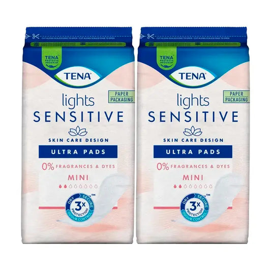TENA Lights sensitive Mini Ultra 2 X 20 pezzi - consigliato in menopausa